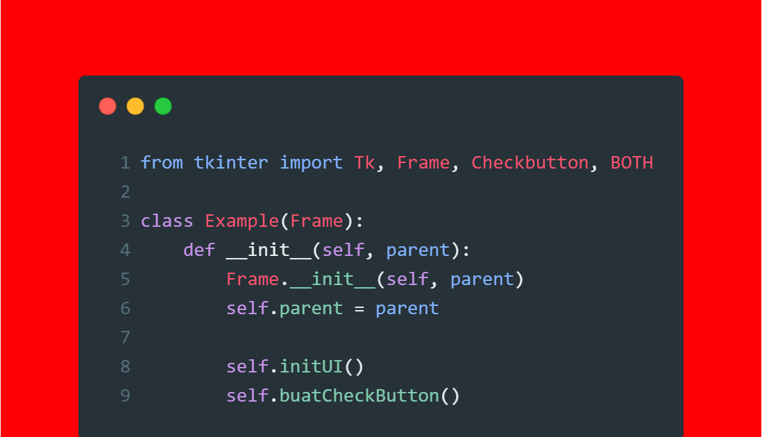 Cara membuat checkbox di Tkinter - suka code - Suka Code