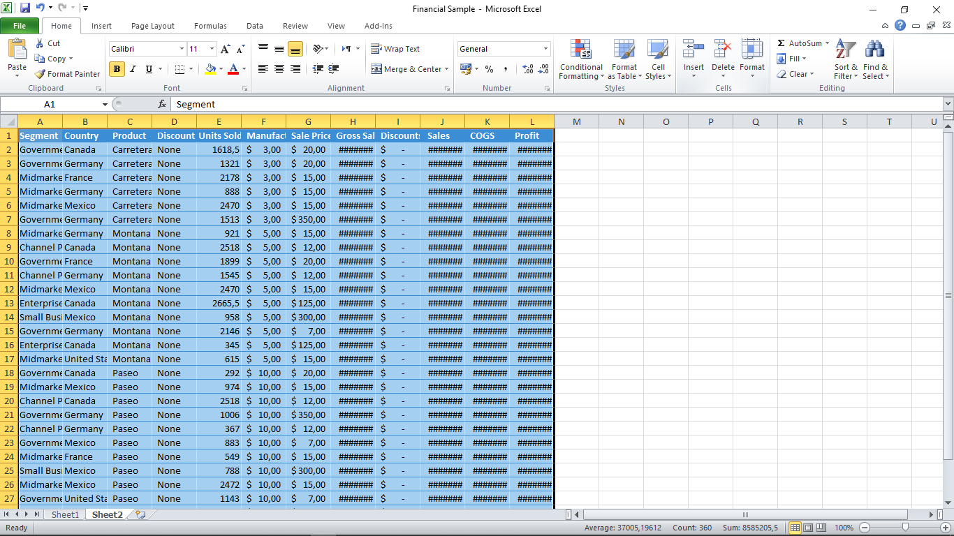 3 detik mengatur lebar kolom excel secara otomatis