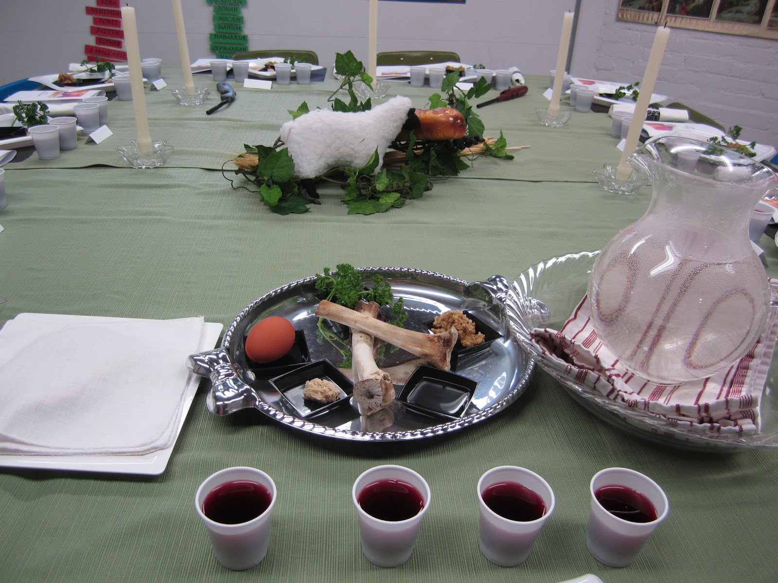 Jane's crumbs Seder Meal