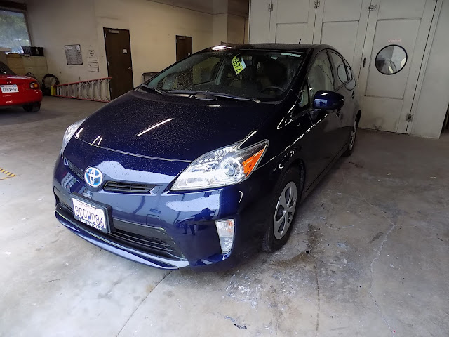 Normal colored Prius after repainting at Almost Everything Auto Body