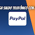 Recarga saldo telefónico con PayPal 