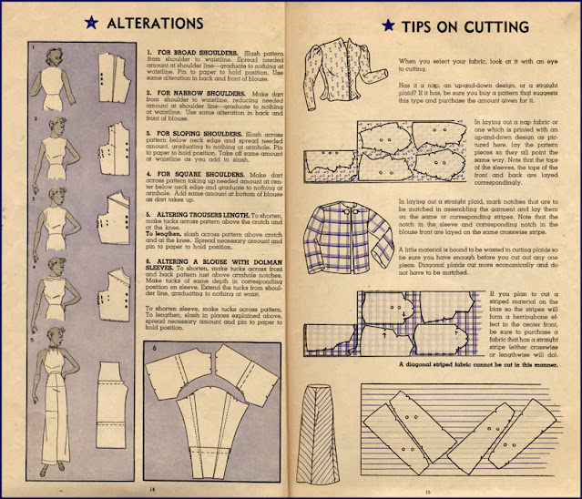 Simplicity sewing guide from 1937