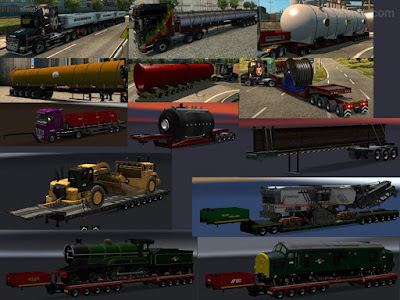 Chris45 Trailers Pack v9.14 for ETS2 V1.35