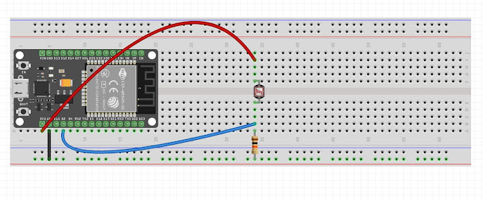 09 LDR (Light Sensor) with ESP32