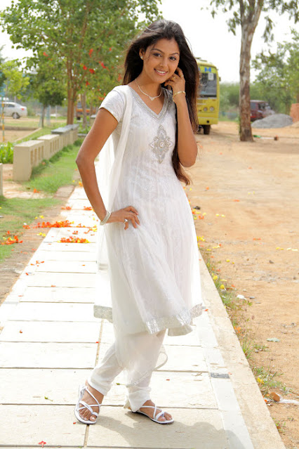 Actress Monal Gajjar Cute Pics In White Dress 29