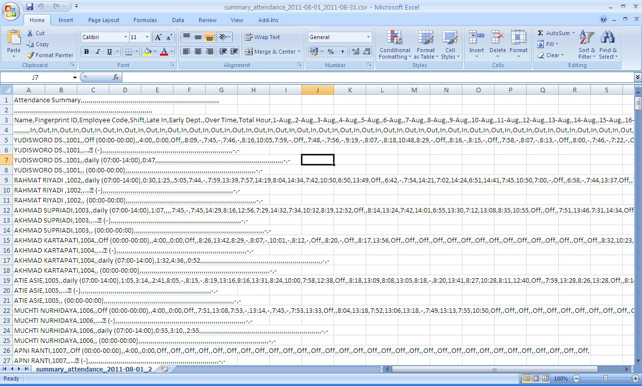 Cara Merubah dan Import File CSV ke Excel Matematika Asyik