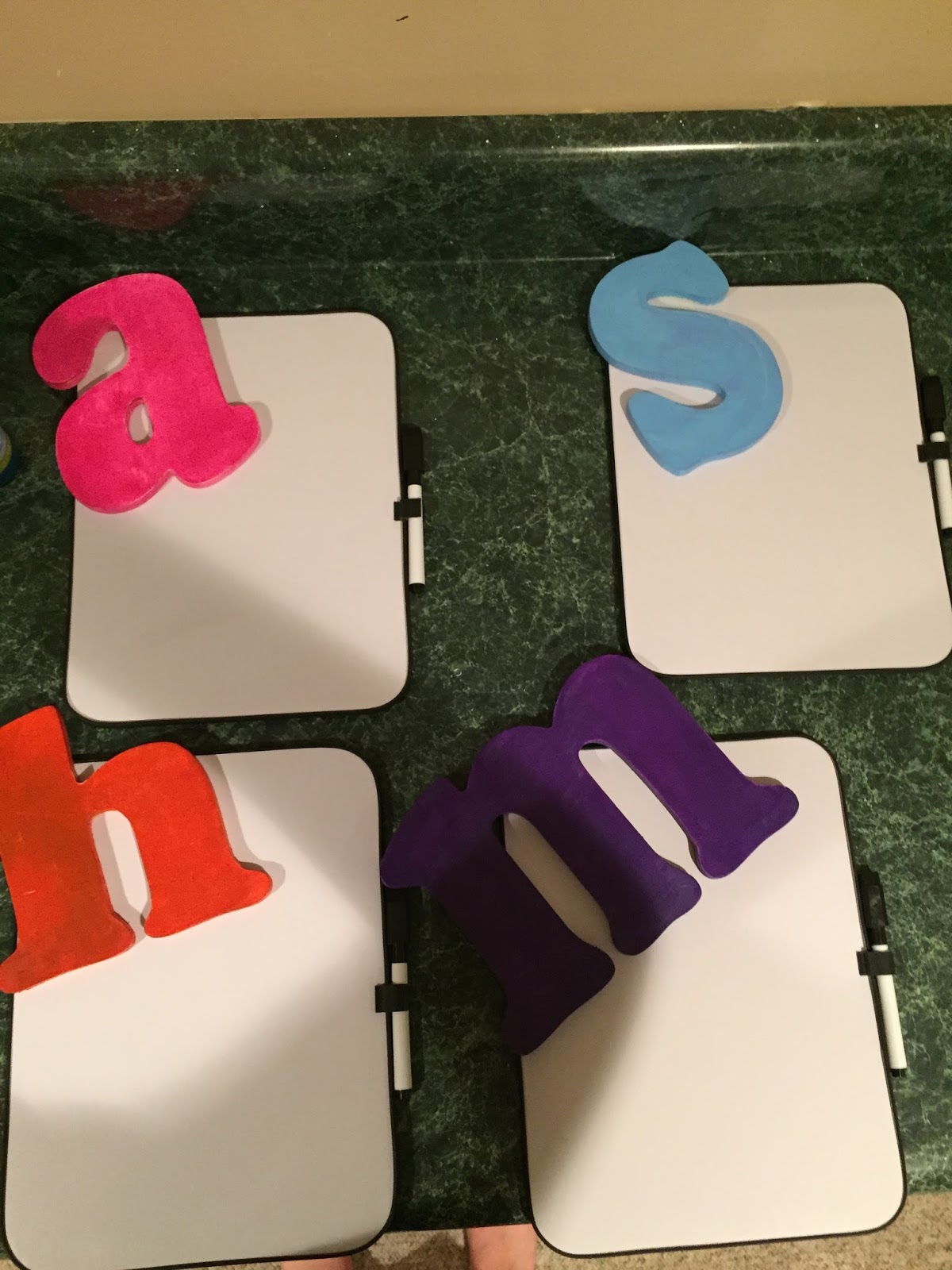 Maddie's Makings Whiteboard Letters