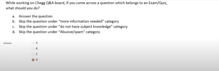 Chegg Guidelines Test Answers 2021 PDF - How to Clear Guidelines Test