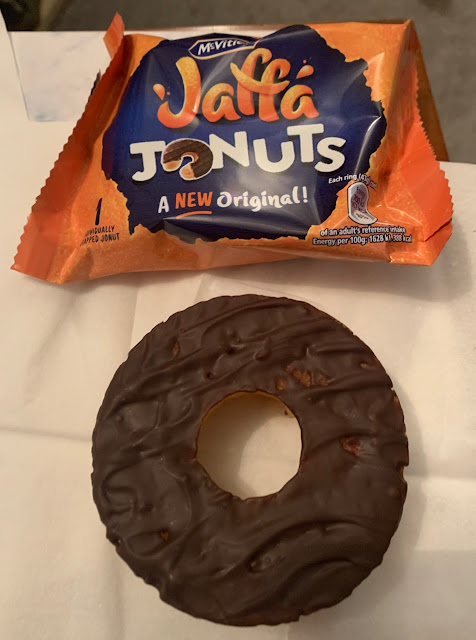 Jaffa Jonuts - Jaffa Cake Doughnuts (Tesco)