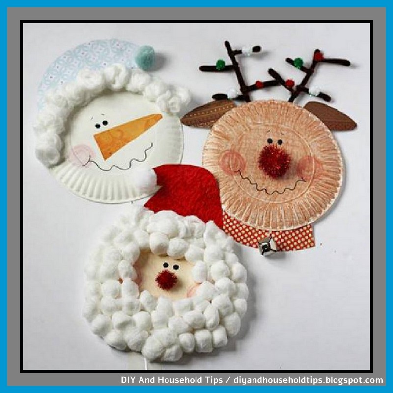 DIY And Household Tips Turn Dollar Store Paper Plates Into Santa