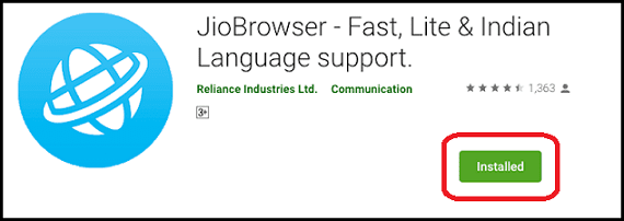 Jio Browser for PC
