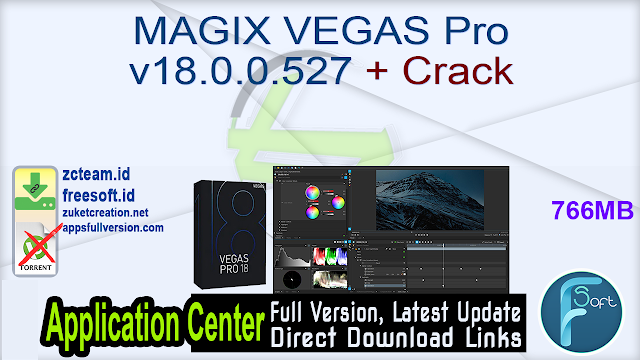 MAGIX VEGAS Pro v18.0.0.527 + Crack_ ZcTeam.id