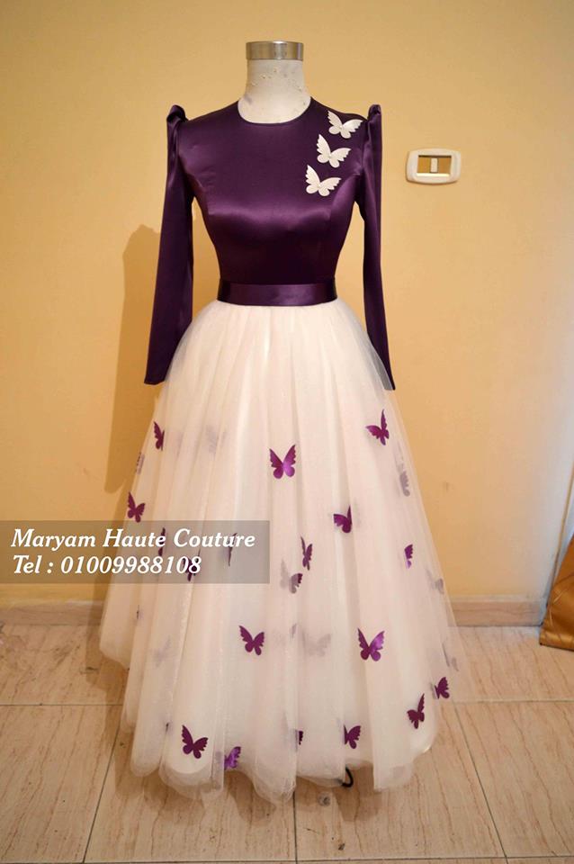 صور فساتين سواريه للمحجبات 2019 Pictures of evening dresses veiled 2019