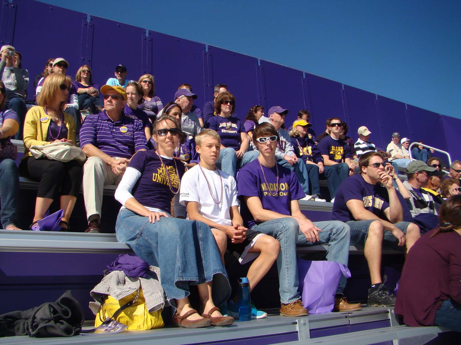 The Holladay Family JMU Family Weekend