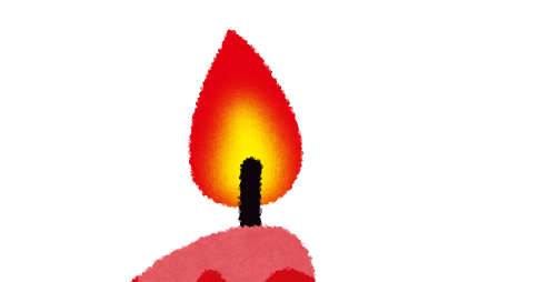 イラスト ろうそく イラスト ろうそく かわいい