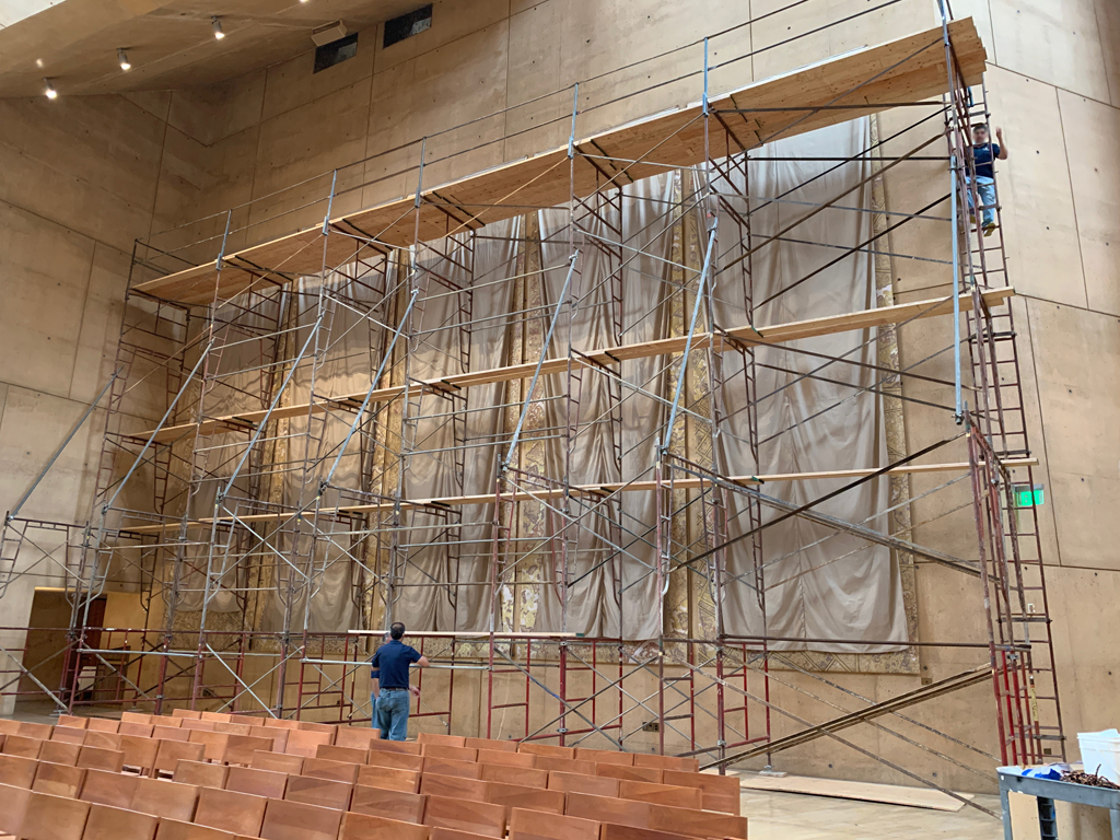 John Nava Studio New Tapestries for The Cathedral of Our Lady of the