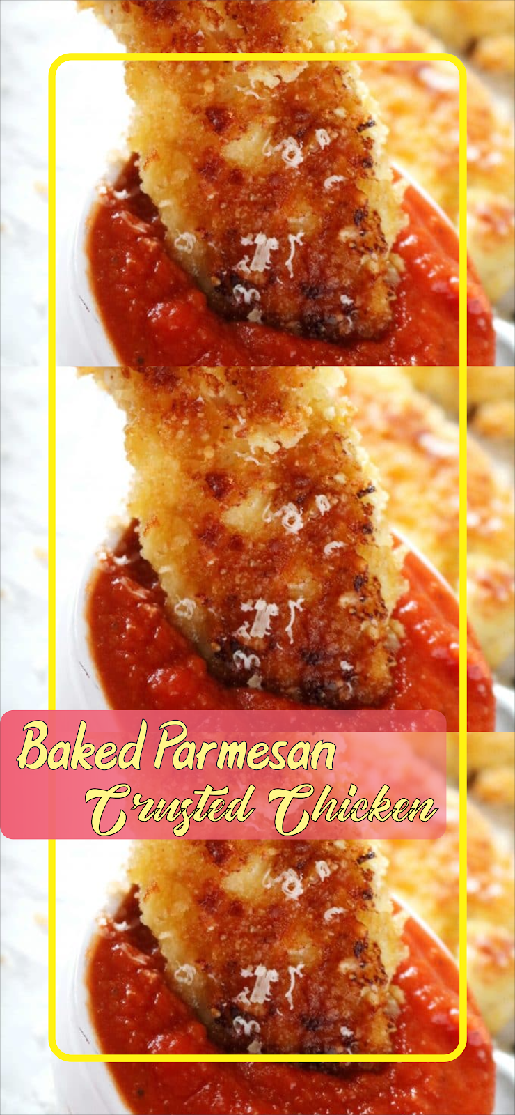 Baked Parmesan Crusted Chicken Floats CO