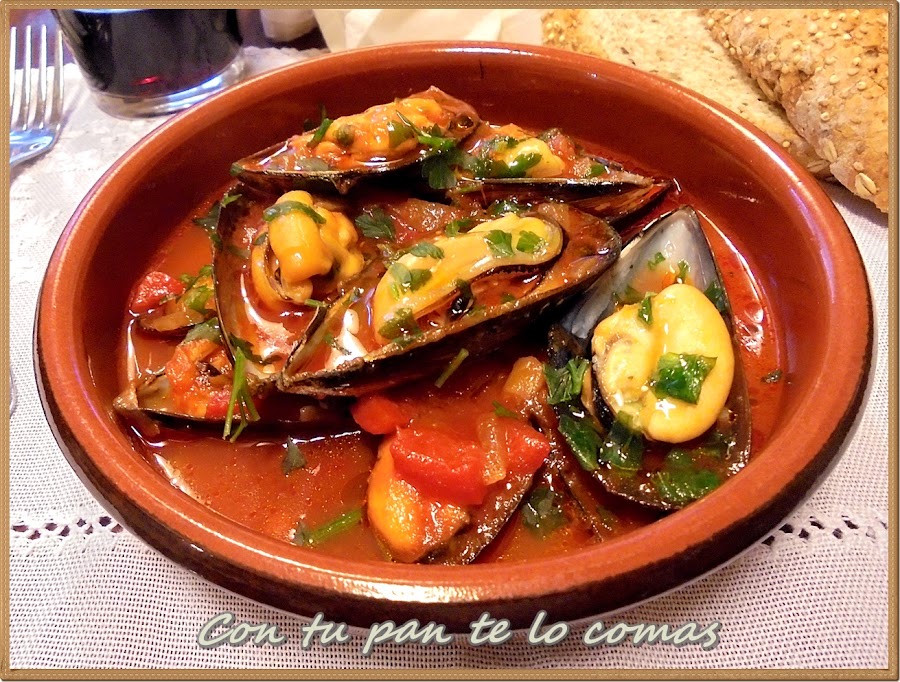 Mejillones a la marinera