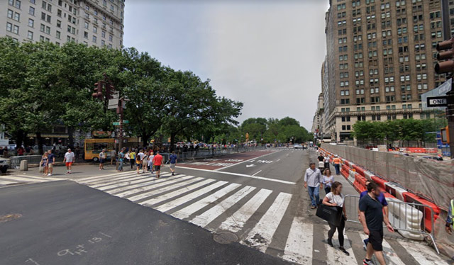 Looking north on Fifth Avenue NYC from 58th Street, 2019 randommusings.filminspector.com