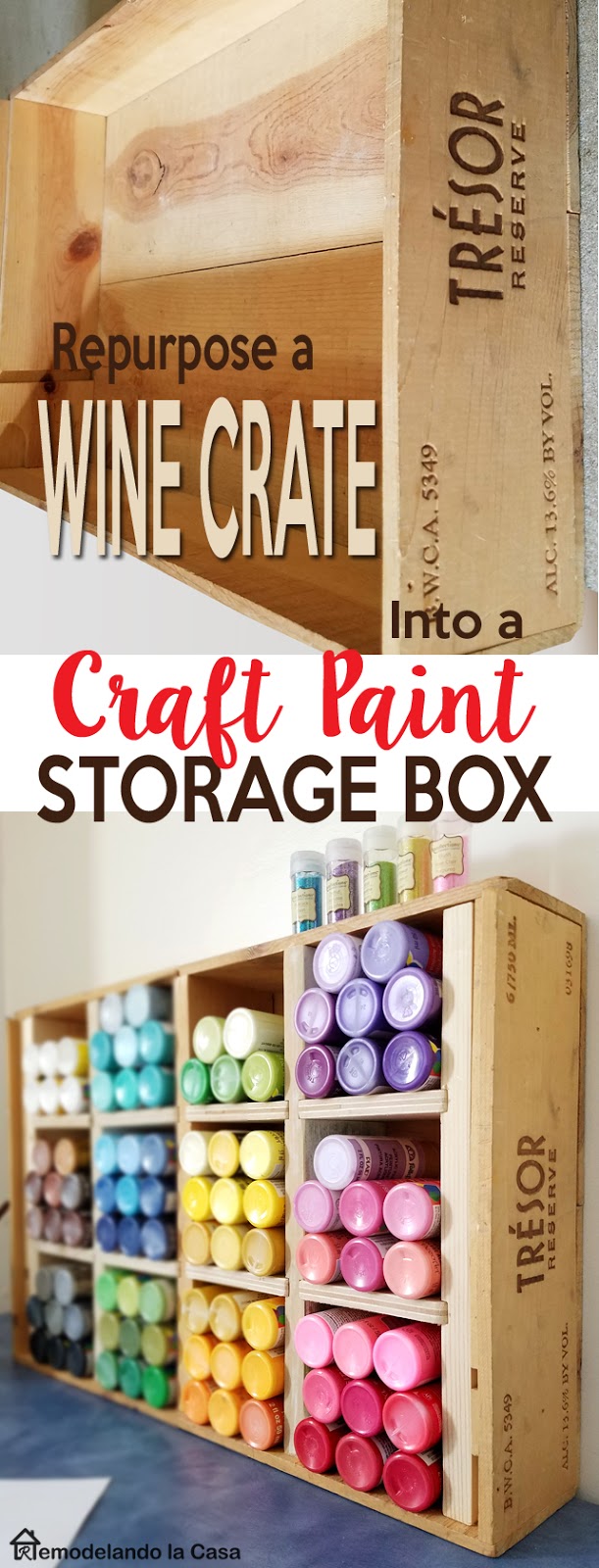 Craft Paint Storage Ideas 