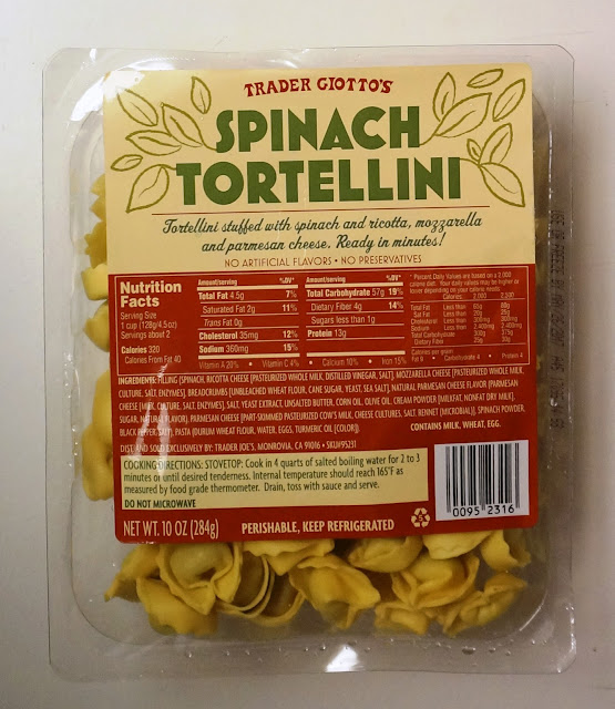 Exploring Trader Joe's: Trader Joe's Spinach Tortellini