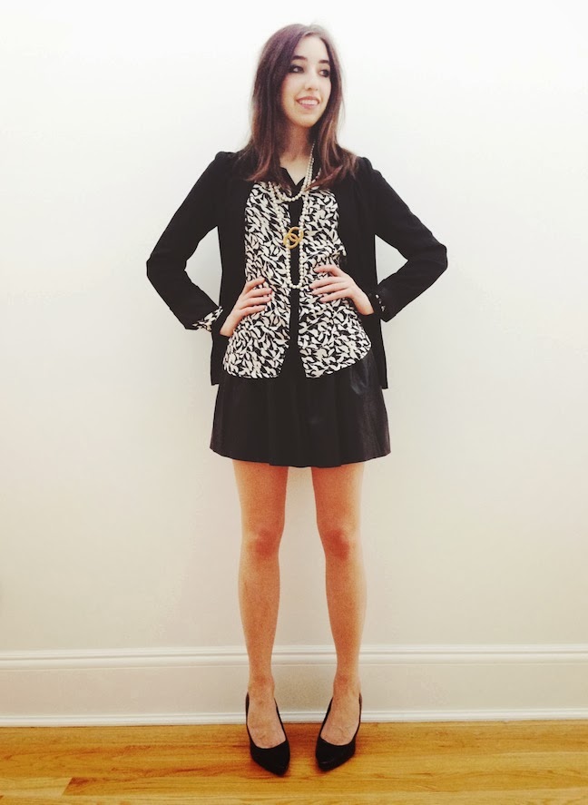 sorelle in style how to wear the leather skater skirt take 3