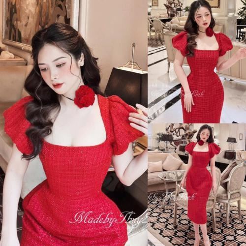 ĐẦM XINH BỐ TAY BỒNG SIÊU SANG CHẢNH – NB92