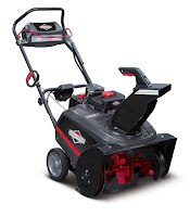 Briggs & Stratton 1696741 Single Stage Snow Thrower with Snow Shredder Auger, 22" snow clearing path width, 12.5" intake height, 200 degree rotational chute
