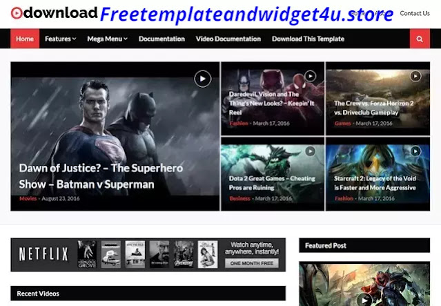 Video Download Blogger Template Free Download Paid Version. Video Download Responsive Blogger Template Free Premium.