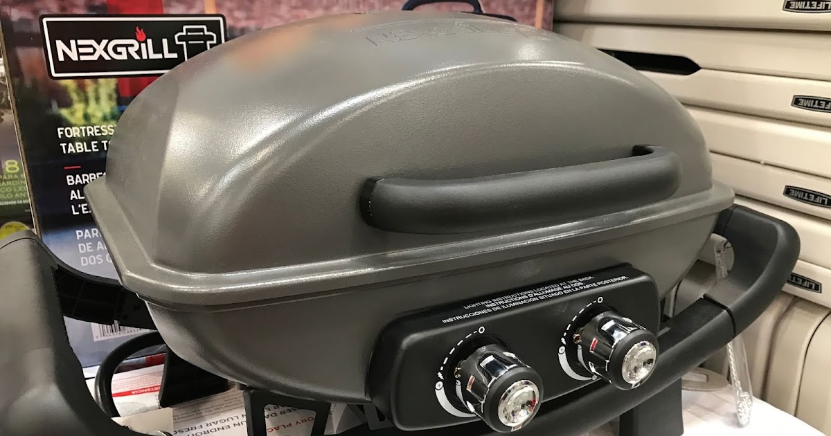 Nexgrill Fortress 2 Burner Cast Aluminum Table Top Gas Grill Costco Weekender