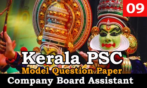 Model Question Paper - Company Board Assistant - 09