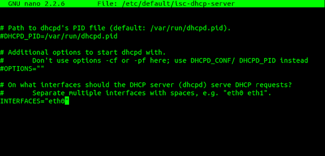 cara setting dhcp server