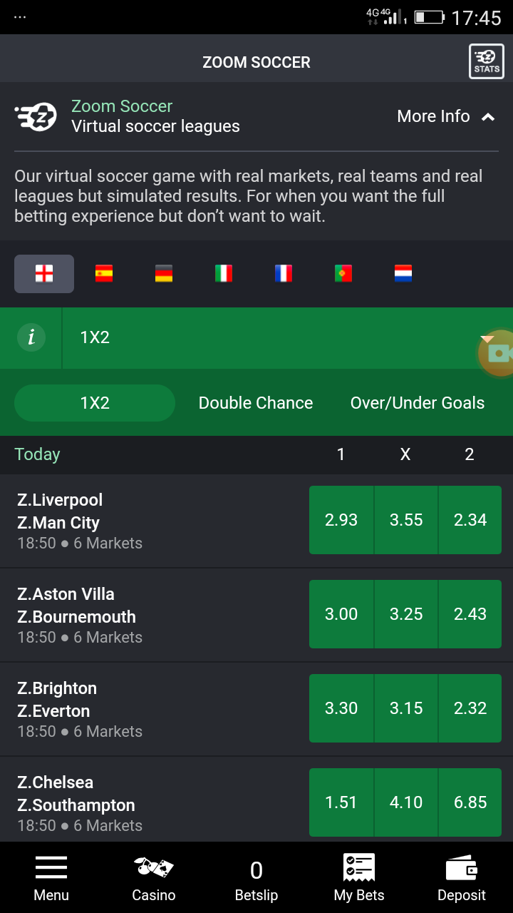 What is Zoom Soccer on Bet9ja