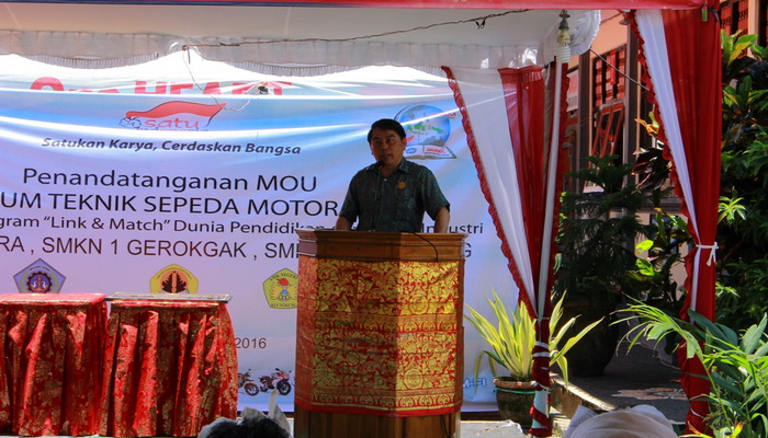 Tingkatkan Implementasi KTSM Honda, Astra Motor Bali Rangkul Tiga SMK