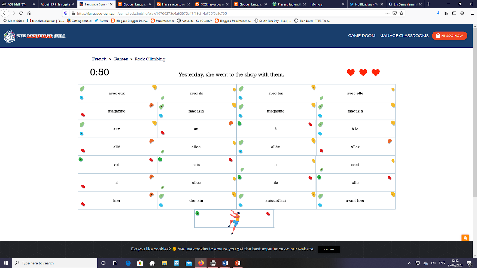 Review The Language Gym interactive site