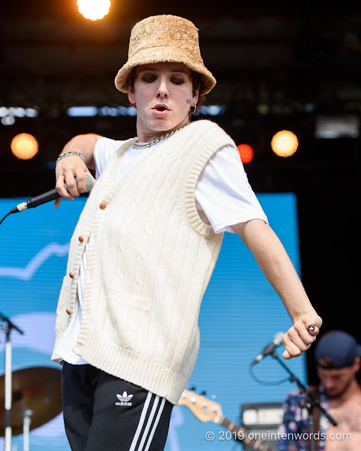 Hubert Lenoir at Riverfest Elora on Sunday, August 18, 2019 Photo by John Ordean at One In Ten Words oneintenwords.com toronto indie alternative live music blog concert photography pictures photos nikon d750 camera yyz photographer summer music festival guelph elora ontario