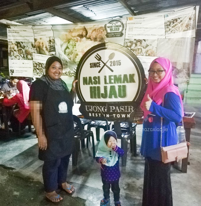 Melaka: Nasi Lemak Hijau Ujong Pasir Memang Padu!