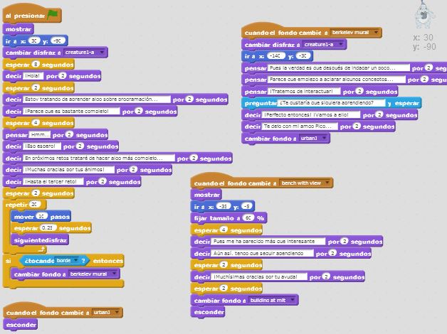Robótica y programación en el aula: Reto 3. Avanzando con Scratch