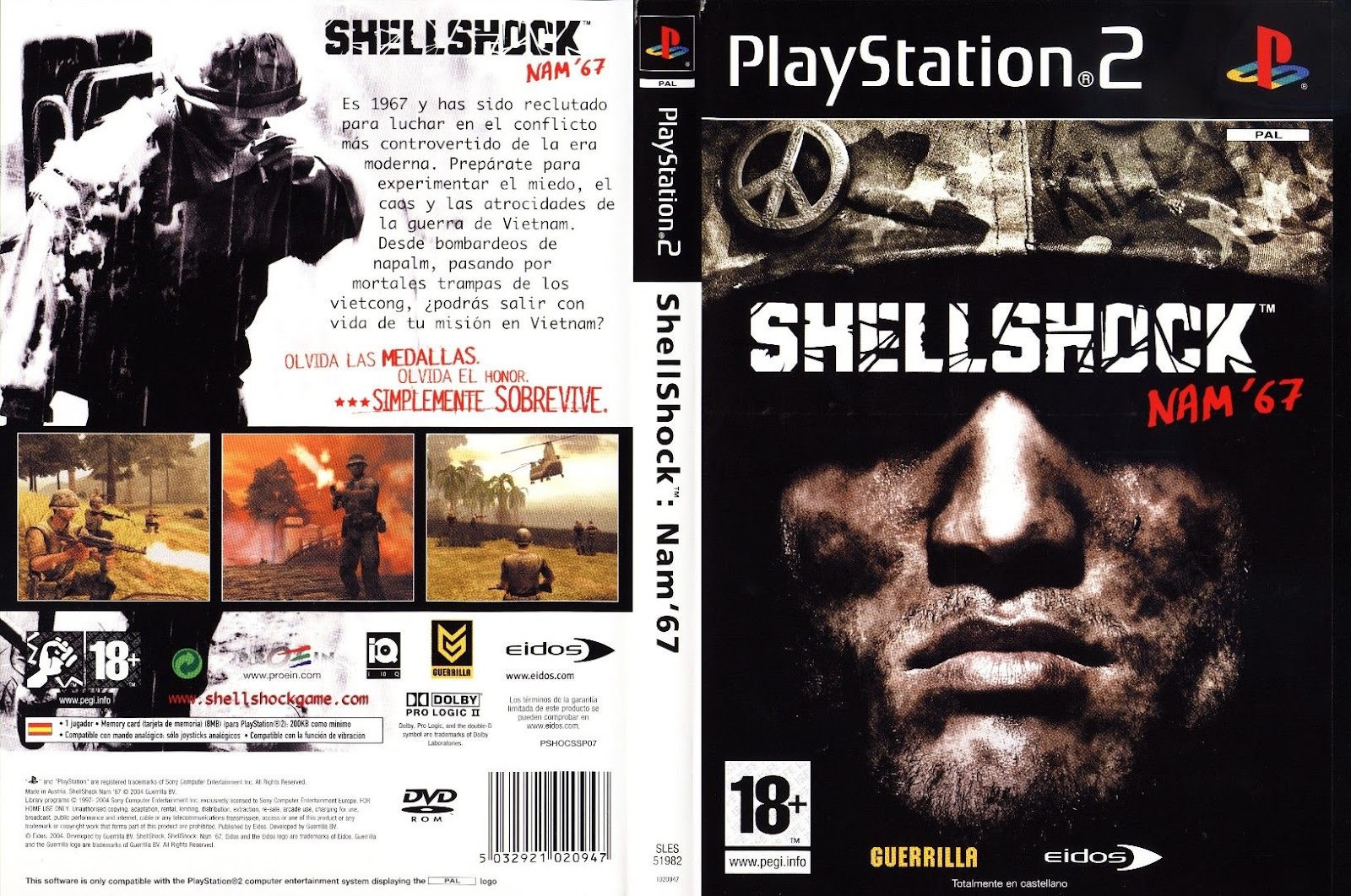 Revivendo a Nostalgia Do PS2: ShellShock Nam '67 Ps2