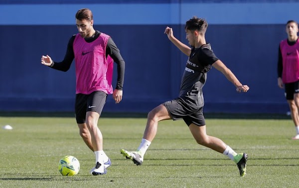 Málaga, último entrenamiento antes de recibir al Logroñés