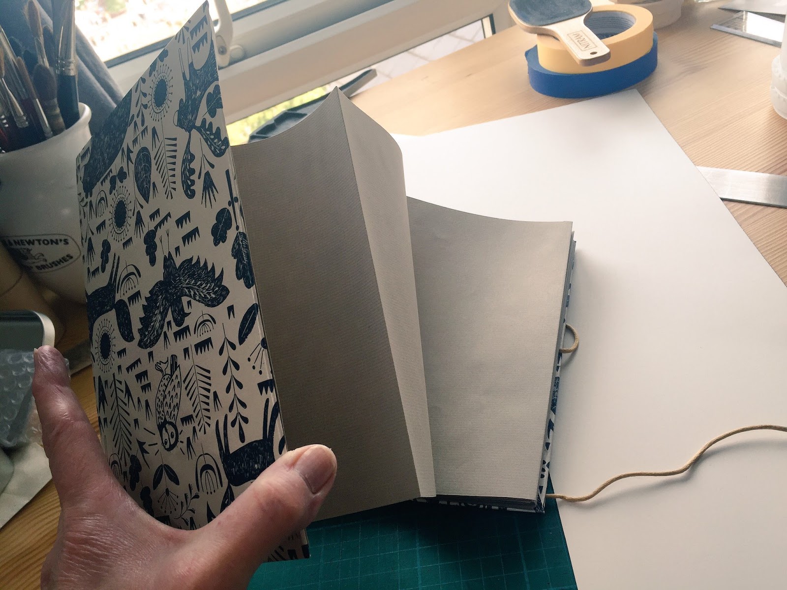 Making a Concertina Sketchbook Words&Pictures
