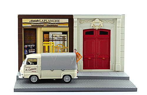 les plus beaux véhicules utilitaires, renault estafette pick-up 1:43 menuisier