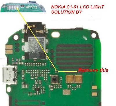 Nokia C1-01 Lcd Light Jumper Solution free