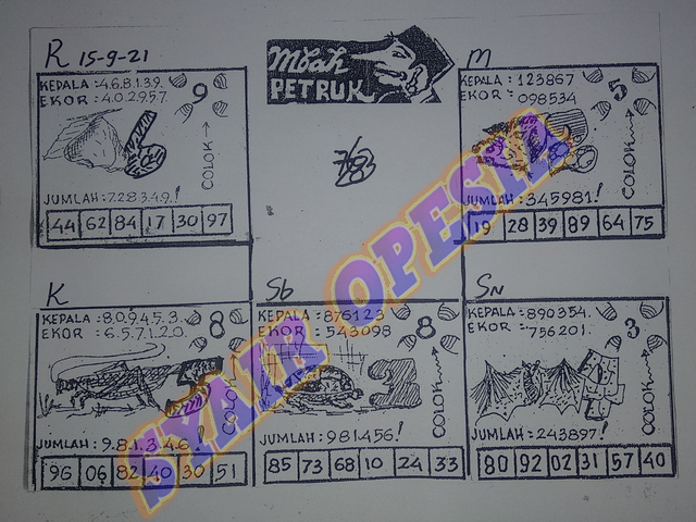 Syair Togel88 Sgp 19 September 2021 Bocoran Prediksi Togel
