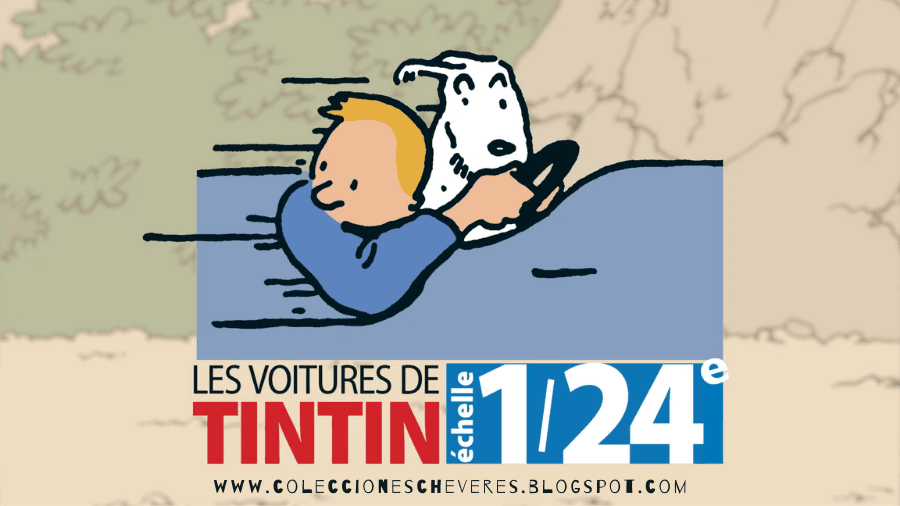 Véhicule Moulinsart Tintin - L'auto accidentée (Echelle 1/24)