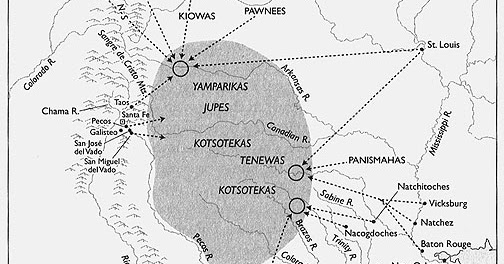 comanche territory map comanche territory map