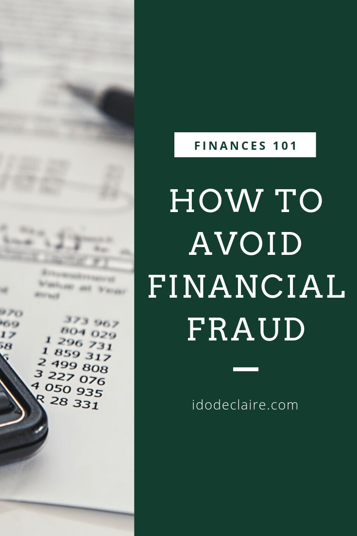 How To Avoid Financial Fraud