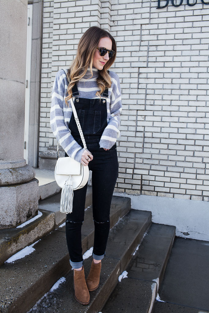 Styling Overalls for Winter Twenties Girl Style