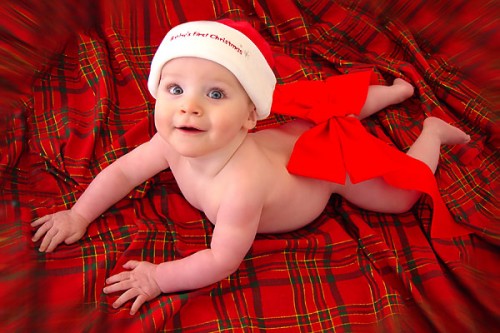 adorable Christmas baby display profile picture
