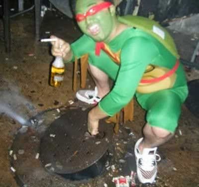 Drunk Funny Ninja Turtles Costume